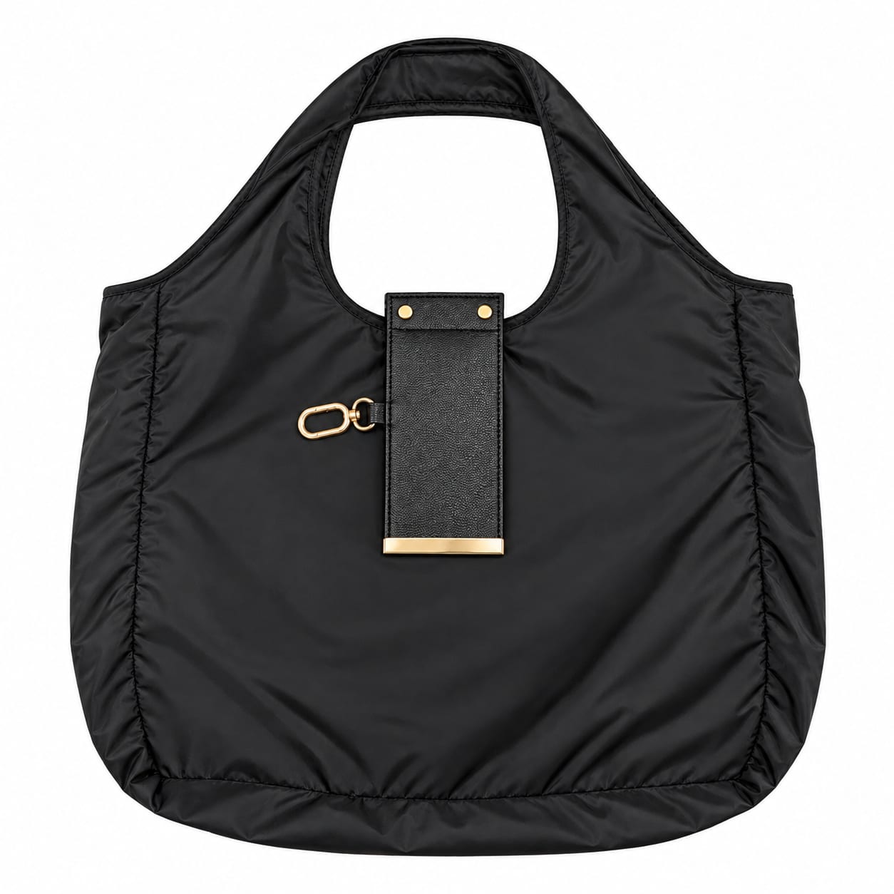 Opens to a full-size tote